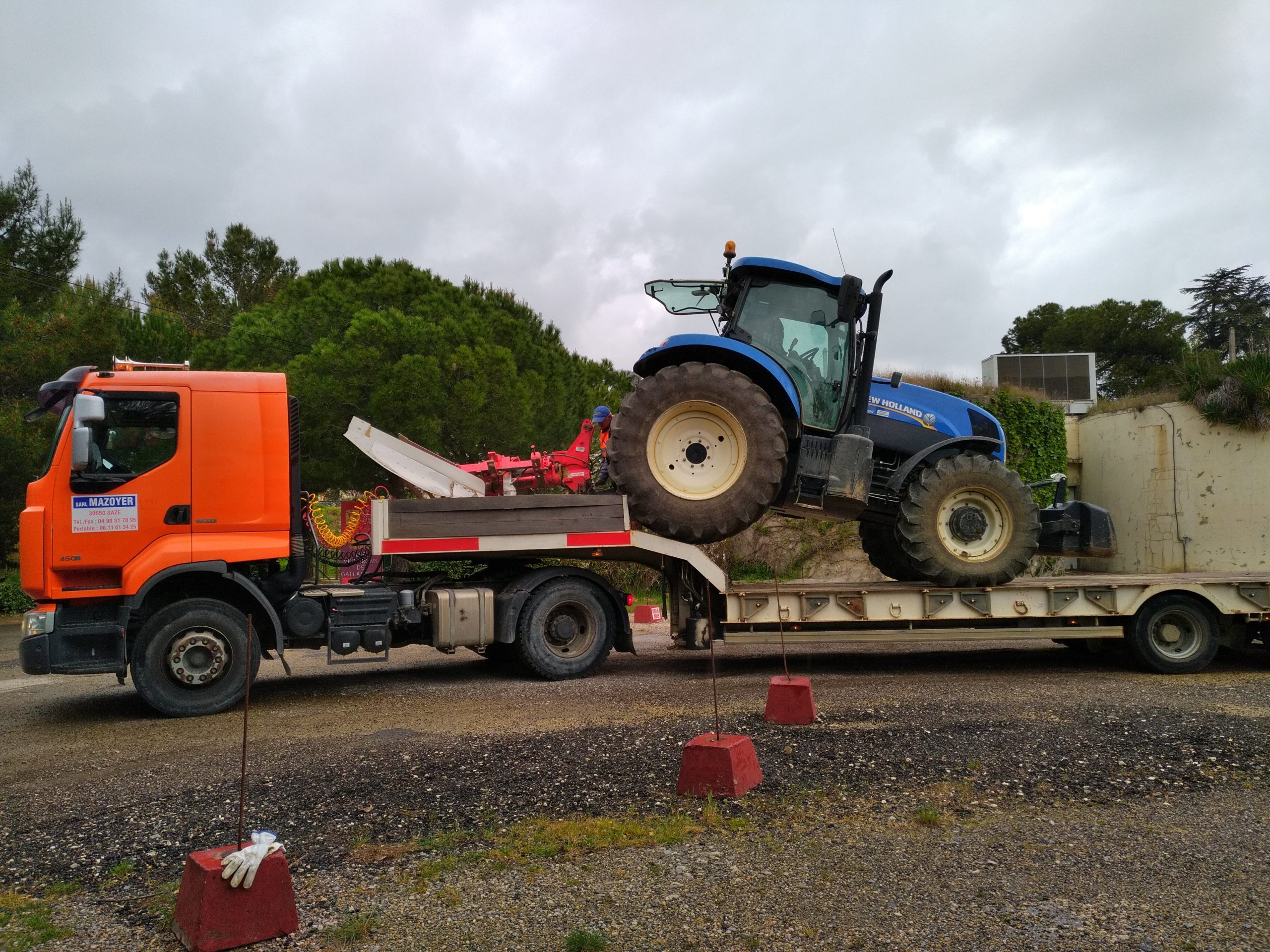 transport tracteur