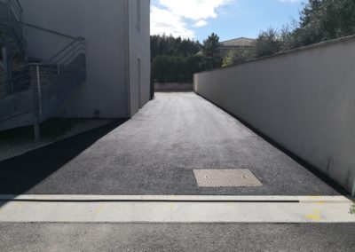 Aménagement parking, enrobés à chaud, bordure et gestion des eaux pluviales