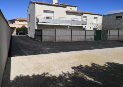 Aménagement parking, enrobés à chaud, bordure et gestion des eaux pluviales