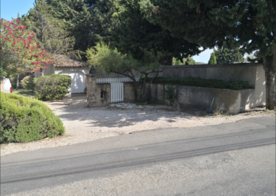 enrobé et béton désactivé